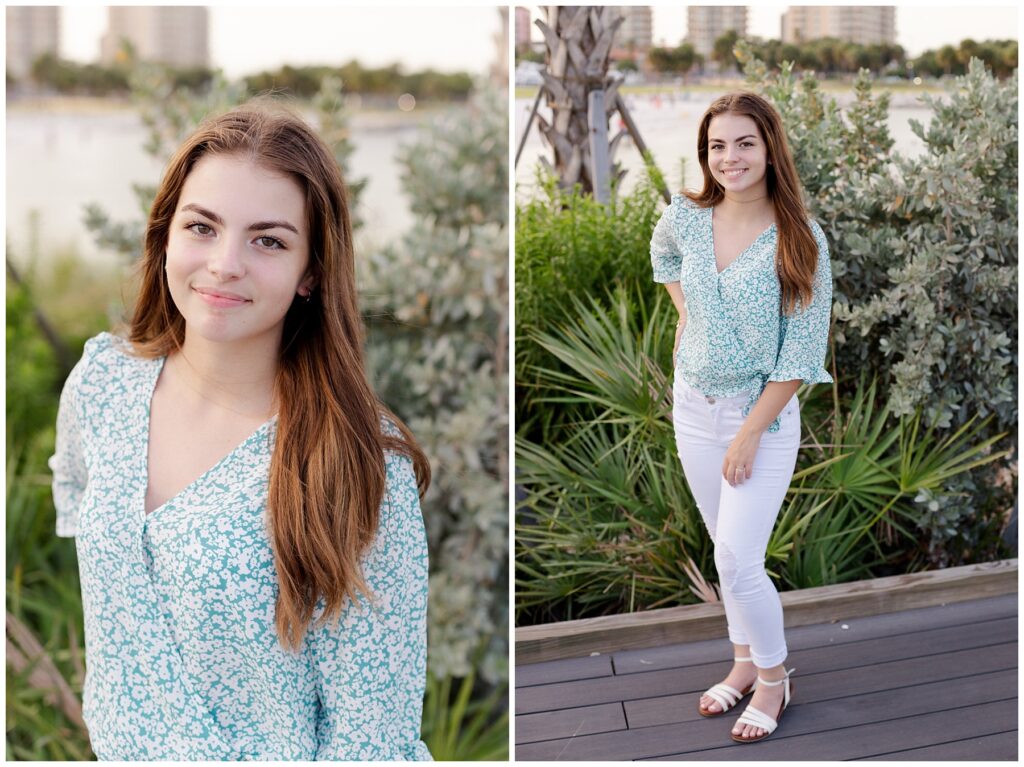 Senior Portraits in Downtown St.Petersburg, Florida captured by Amanda Dawn Photography