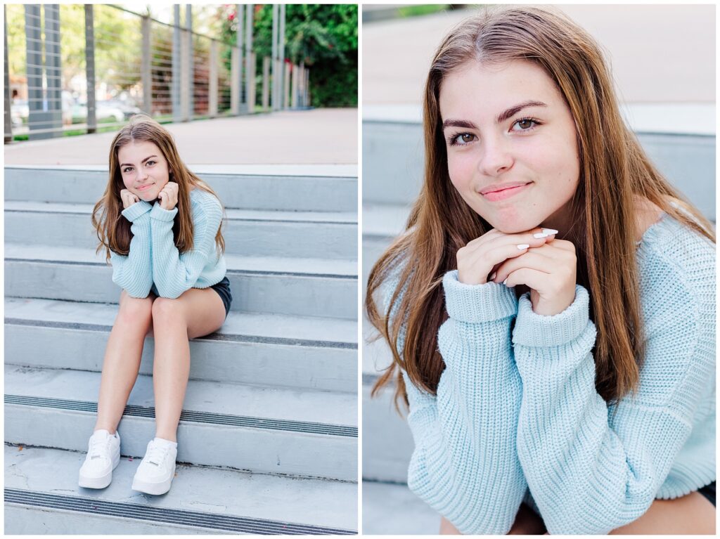 Senior Portraits in Downtown St.Petersburg, Florida captured by Amanda Dawn Photography