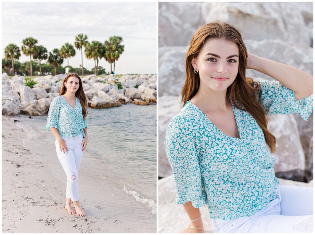 Senior Portraits in Downtown St.Petersburg, Florida captured by Amanda Dawn Photography