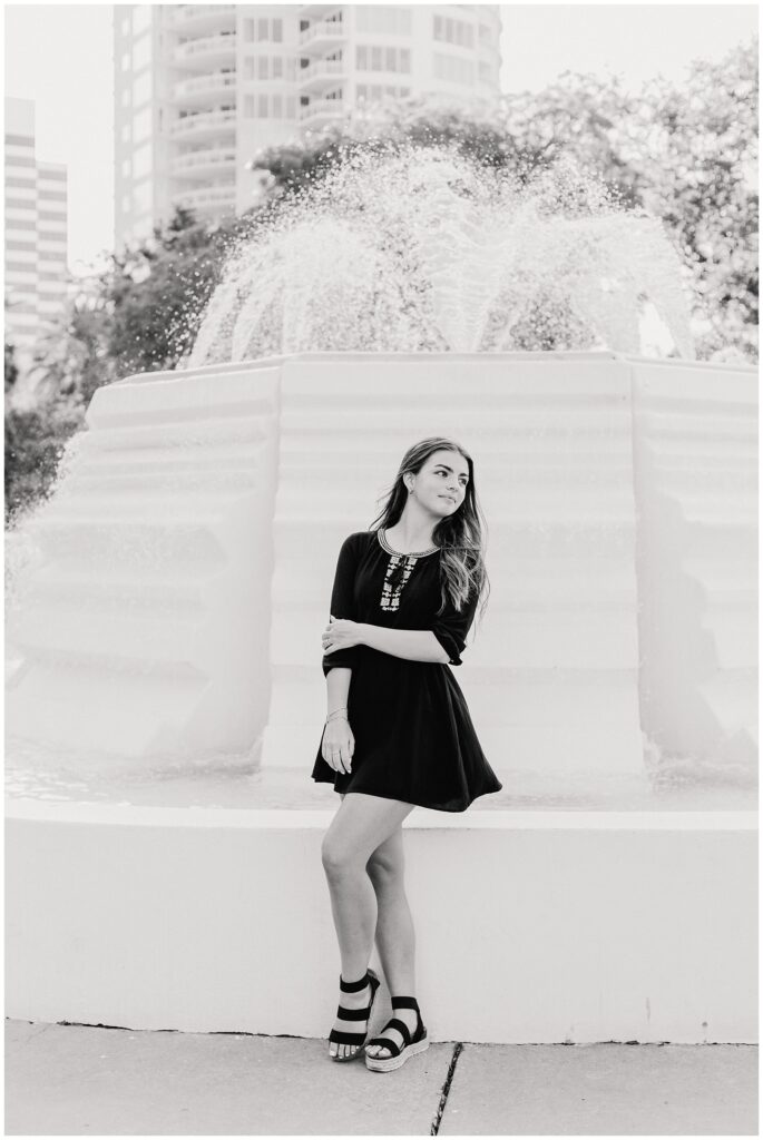 Senior Portraits in Downtown St.Petersburg, Florida captured by Amanda Dawn Photography