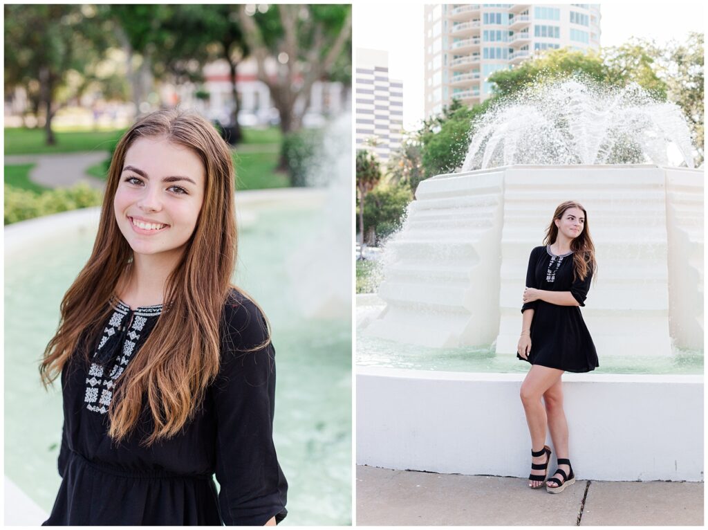 Senior Portraits in Downtown St.Petersburg, Florida captured by Amanda Dawn Photography