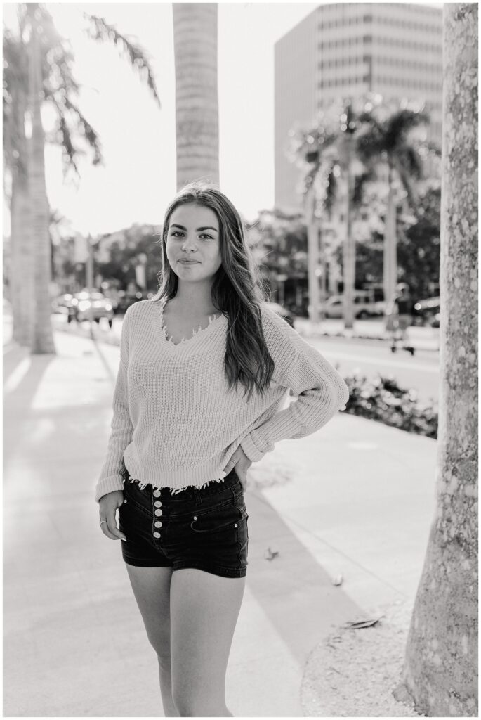 Senior Portraits in Downtown St.Petersburg, Florida captured by Amanda Dawn Photography