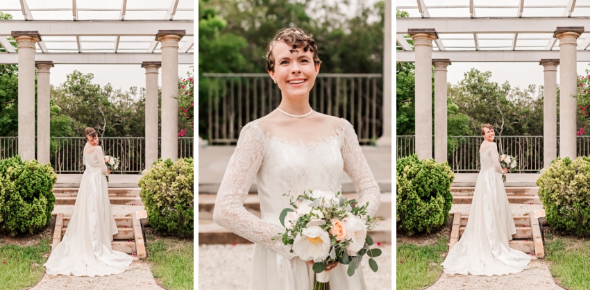 Bridal portraits at Selby Gardens by Amanda Dawn Photography