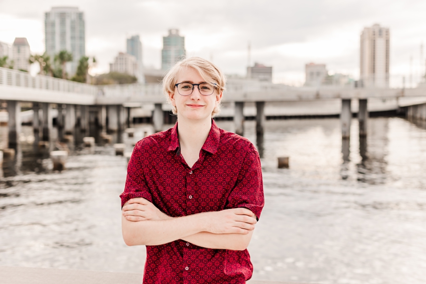 St. Pete Pier | Senior Portraits in Downtown St. Petersburg, Florida captured by Amanda Dawn Photography