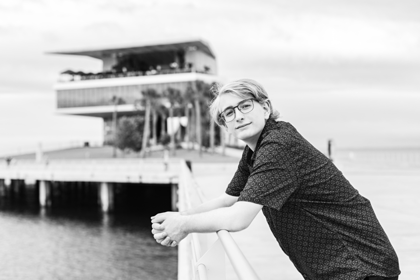 St. Pete Pier | Senior Portraits in Downtown St. Petersburg, Florida captured by Amanda Dawn Photography